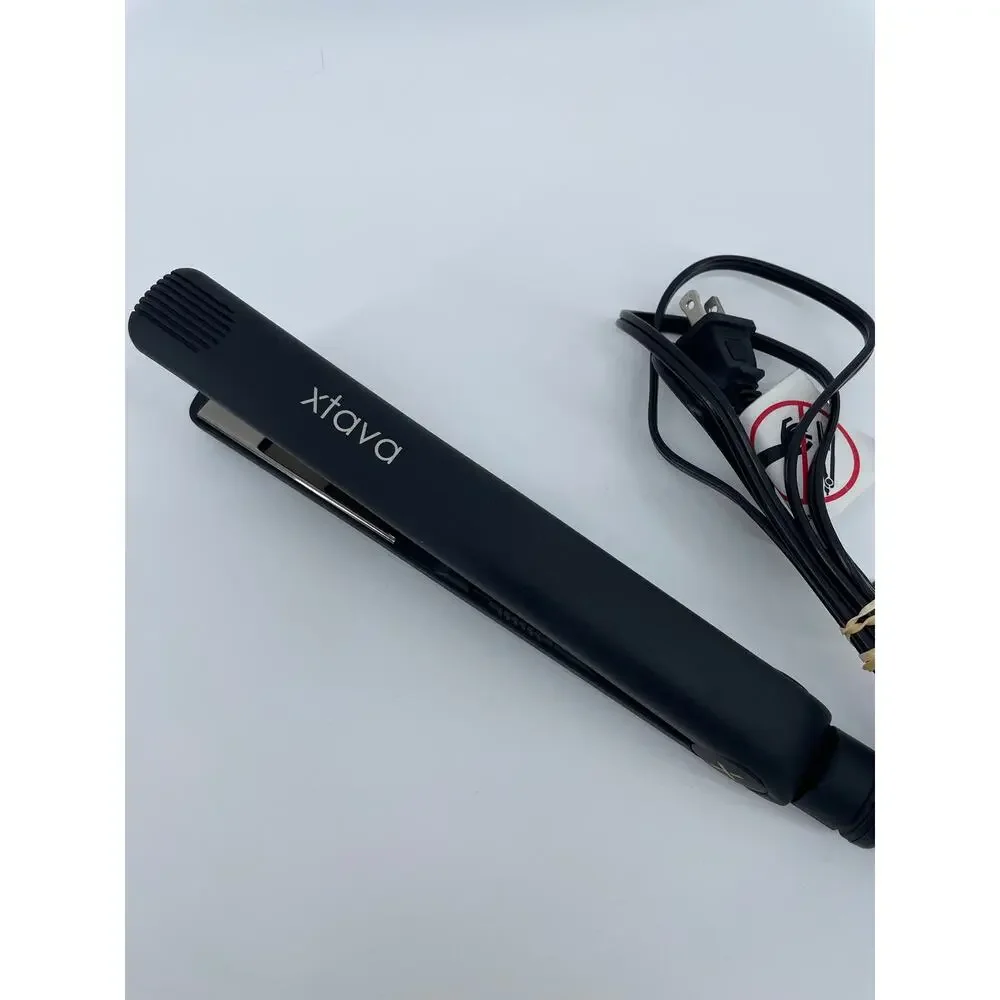 Xtava Professional Nano Steam 1” & Ultra Lite .5”Flat Irons Black XTV020037,38